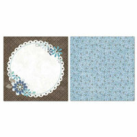 Carolee's Creations - Adornit - Capri Taupe Collection - 12 x 12 Double Sided Paper - Meadow