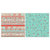 Carolee&#039;s Creations - Adornit - Nested Owls Coral Collection - 12 x 12 Double Sided Paper - Ticker Tape