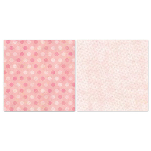 Carolee's Creations - Adornit - Blender Basics Collection -12 x 12 Double Sided Paper - Pink Pixie Dots