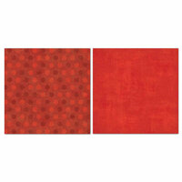 Carolee's Creations - Adornit - Blender Basics Collection -12 x 12 Double Sided Paper - Red Pixie Dots
