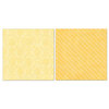 Carolee's Creations - Adornit - Blender Basics Collection -12 x 12 Double Sided Paper - Yellow Damask