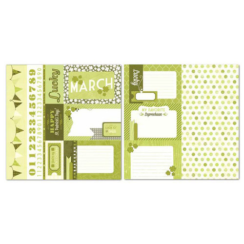 Carolee's Creations - Adornit - Seasons Collection - 12 x 12 Double Sided Paper - March Cut Apart
