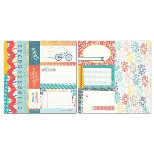Carolee's Creations - Adornit - Seasons Collection - 12 x 12 Double Sided Paper - June Cut Apart
