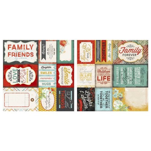 Carolee's Creations - Adornit - Forever Family Collection - 12 x 12 Double Sided Paper - Family Cut Apart