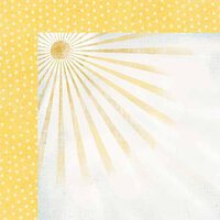 Carolee's Creations - Adornit - Rainy Days and Sunshine Collection - 12 x 12 Double Sided Paper - Sunshine and Rain Drops