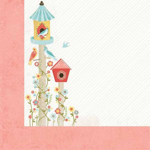 Carolee's Creations - Adornit - Home Tweet Home Collection - 12 x 12 Double Sided Paper - Abode