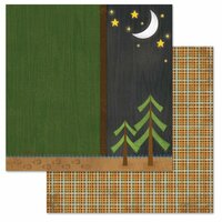 Carolee's Creations - Adornit - Happy Trails Collection - 12 x 12 Double Sided Paper - Night Trails