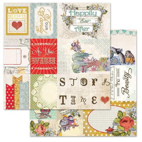Carolee's Creations - Adornit - Storybook Collection - 12 x 12 Double Sided Paper - Storybook Cut Apart