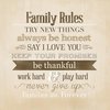 Carolee's Creations - Adornit - Art Play Prints - 12 x 12 Paper - Family Rules