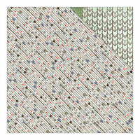 Carolee's Creations - Adornit - Family Path Collection - 12 x 12 Double Sided Paper - Arrow Stripe