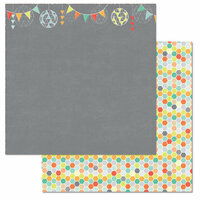 Carolee's Creations - Adornit - Kaleidoscope Collection - 12 x 12 Double Sided Paper - Geo Flowers