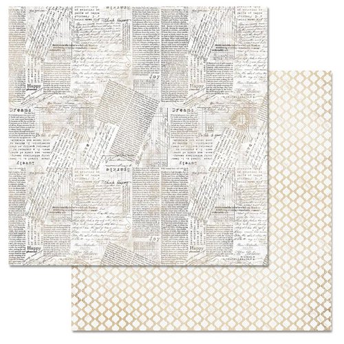Carolee's Creations - Adornit - Farmhouse Collection - 12 x 12 Double Sided Paper - Scribble