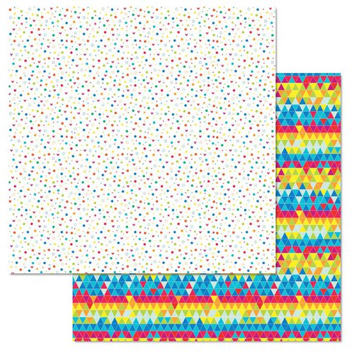 Carolee's Creations - Adornit - Celebrate Collection - 12 x 12 Double Sided Paper -Party Confetti