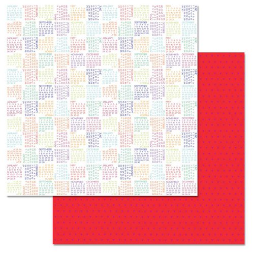Carolee's Creations - Adornit - Celebrate Collection - 12 x 12 Double Sided Paper -It's A Date