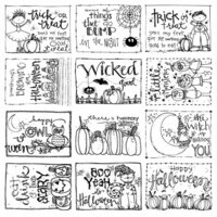 Carolee's Creations - AdornIt - Halloween - Art Play Paintables - 12 x 12 Paper - Wicked
