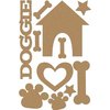 Carolee's Creations - Adornit - Doggie Life Collection - Wood Shapes - Dog