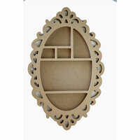 Carolee's Creations - Adornit - Wood Shop Project - Shaped Shadow Box - Oval