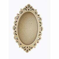 Carolee's Creations - Adornit - Wood Shop Project - Shaped Shadow Box - Dainty Oval