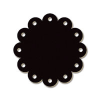 Carolee's Creations - Adornit - Chalkboard Surfaces - Scallop Circle