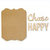 Carolee&#039;s Creations - Adornit - Bare Wood Sets - Word Plaque - Choose Happy