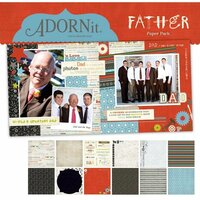 Carolee's Creations - Adornit - Father Collection - 12 x 12 Paper Pack
