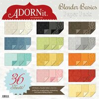 Carolee's Creations - Adornit - Blender Basics Collection - 12 x 12 Paper Pack