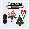 Carolee's Creations Adornit - Back 2 Nature Collection - Metal Accents - Camping