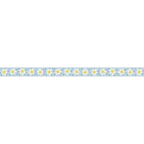 Carolee's Creations - Adornit - Wild Flower Collection - Ribbon - Daisy Row - Light Blue