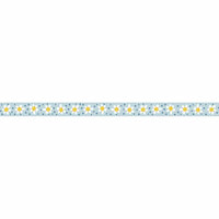 Carolee's Creations - Adornit - Wild Flower Collection - Ribbon - Daisy Row - Light Blue