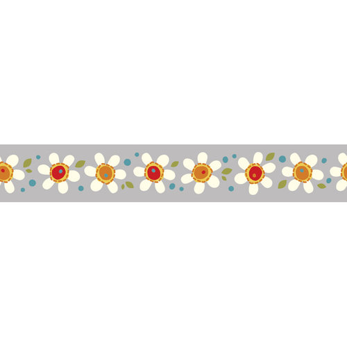Carolee's Creations - Adornit - Wild Flower Collection - Ribbon - Daisy Pop - Blue