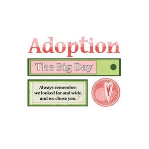 Carolee's Creations - Die Cut Accents - Adoption Girl
