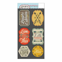 Carolee's Creations - Adornit - Family Path Collection - Die Cut Cardstock Shapes - Laughs and Smiles