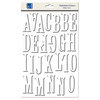 Carolee's Creations - Adornit - Foam Dimensional Stickers - Alphabet - White, CLEARANCE