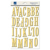 Carolee's Creations - Adornit - Foam Dimensional Stickers - Alphabet - Yellow, CLEARANCE