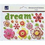Carolee's Creations Adornit - Springtime Moments Collection - 3 Dimensional Stickers - Dream