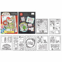 Carolee's Creations - AdornIt - Art Play Coloring Book - Christmas
