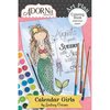 Carolee's Creations - AdornIt - Art Play Coloring Book - Mini - Calendar Girls - Undated