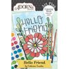 Carolee's Creations - AdornIt - Art Play Coloring Book - Mini - Hello Friend