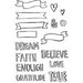 Carolee's Creations - Adornit - Documented Faith Collection - Clear Acrylic Stamps - Banner of Faith