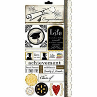 Carolee's Creations - Adornit - Graduation Collection - Cardstock Stickers - Graduation