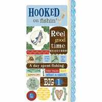 Carolee's Creations - Adornit - Gone Fishing Collection - Cardstock Stickers - Gone Fishin