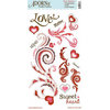 Carolee's Creations - Adornit - Lapreal Collection - Clear Stickers - Love