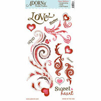 Carolee's Creations - Adornit - Lapreal Collection - Clear Stickers - Love