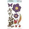 Carolee's Creations - Adornit - Lapreal Collection - Clear Stickers - Butterfly Garden