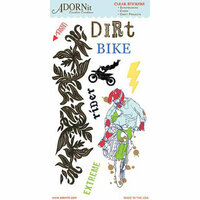 Carolee's Creations - Adornit - Dirt Bike Collection - Clear Stickers - Extreme