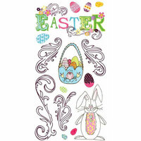 Carolee's Creations - Adornit - Easter Collection - Clear Stickers - Easter