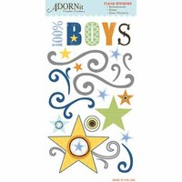 Carolee's Creations - Adornit - Brother Collection - Clear Stickers - Brother