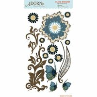 Carolee's Creations - Adornit - Daisy Dew Collection - Clear Stickers - Daisy Dew