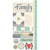 Carolee's Creations - Adornit - Capri Collection - Cardstock Stickers - Capri Family