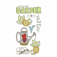 Carolee's Creations - Adornit - Garden Fun Collection - Clear Stickers - Garden Fun